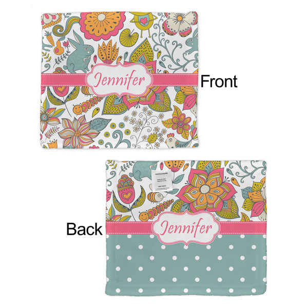 Wild Garden Security Blanket - Front & Back View