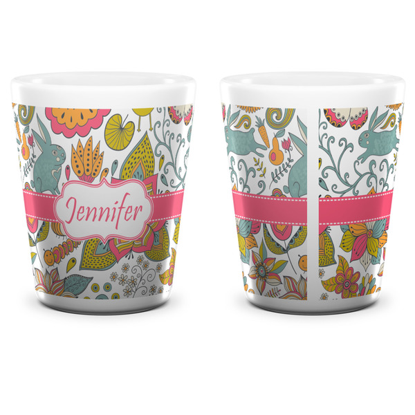 Wild Garden Shot Glass - White - APPROVAL