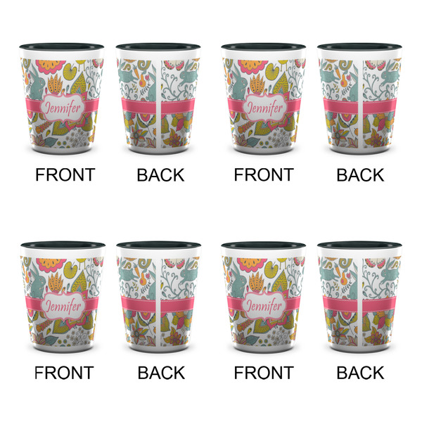 Wild Garden Shot Glassess - Two Tone - Set of 4 - APPROVAL
