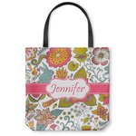 Wild Garden Canvas Tote Bag - Small - 13"x13" (Personalized)