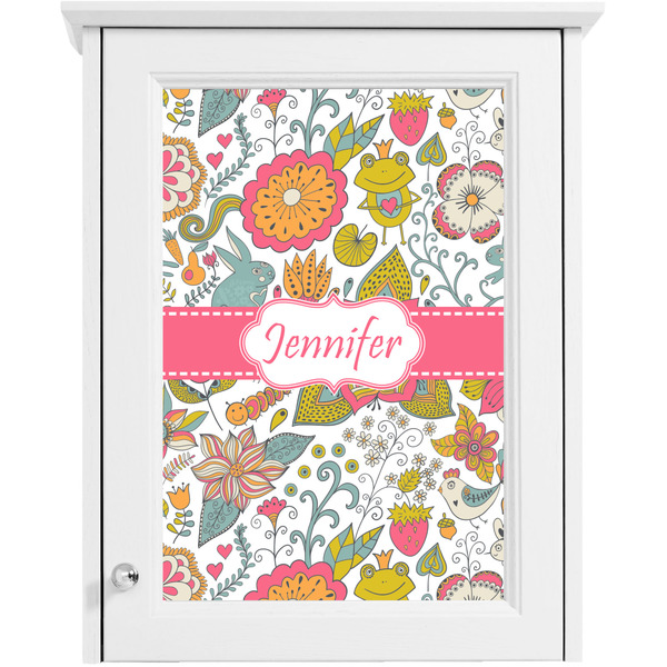 Wild Garden Single Cabinet Decal