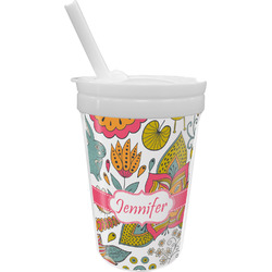 Wild Garden Sippy Cup with Straw (Personalized)
