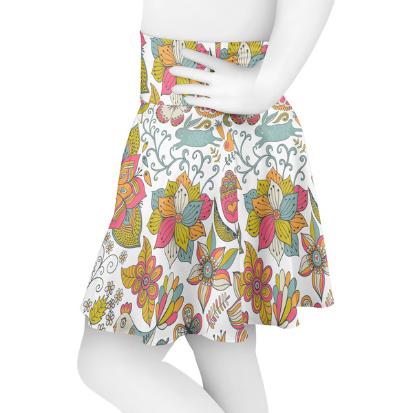 Wild Garden Skater Skirt - Side