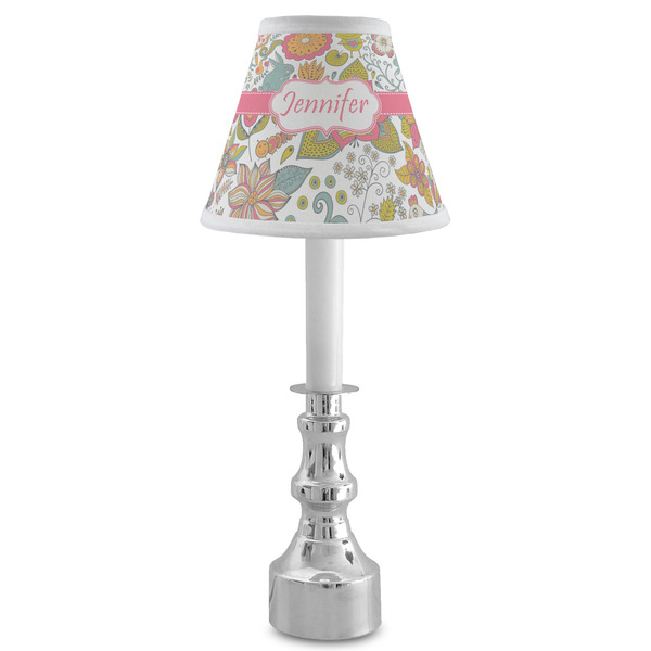 Wild Garden Small Chandelier Lamp - LIFESTYLE (on candle stick)
