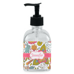 Wild Garden Glass Soap & Lotion Bottle - Single Bottle (Personalized)
