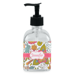 Wild Garden Glass Soap & Lotion Bottle - Single Bottle (Personalized)