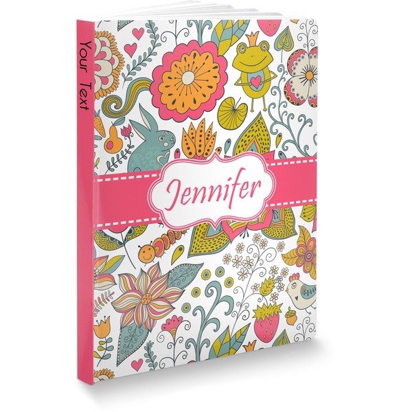 Custom Wild Garden Softbound Notebook (Personalized)