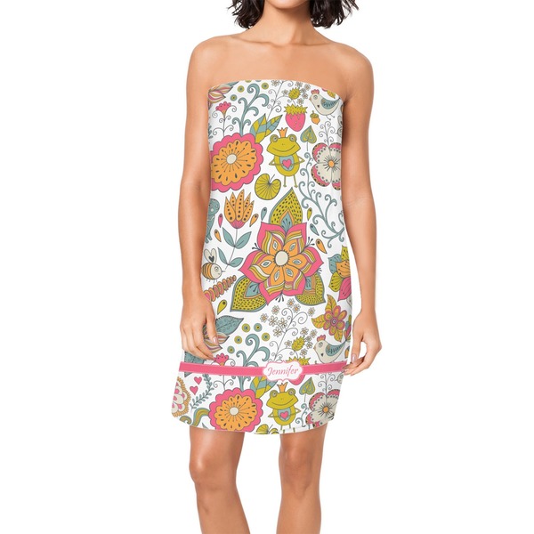 Custom Wild Garden Spa / Bath Wrap (Personalized)