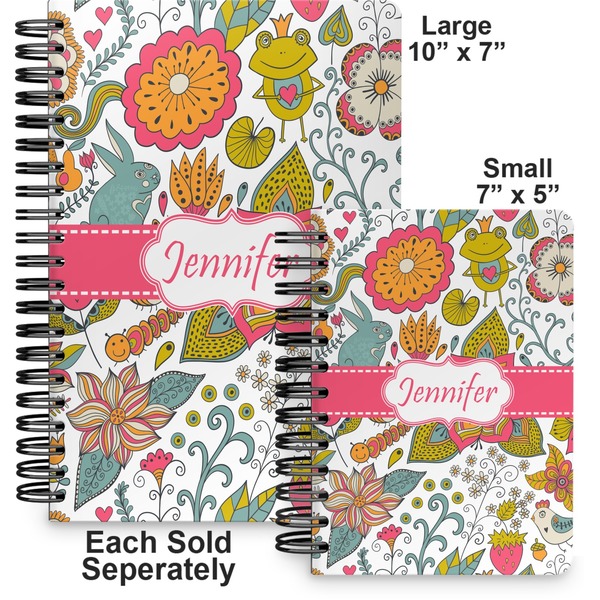 Wild Garden Spiral Journal - Comparison