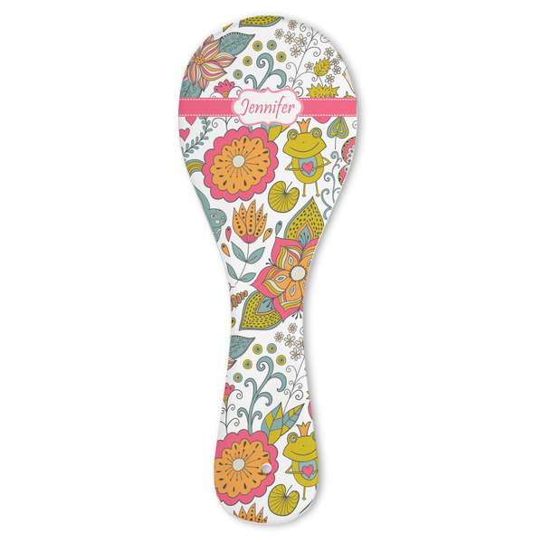 Custom Wild Garden Ceramic Spoon Rest (Personalized)