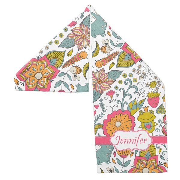 Wild Garden Sports Towel Folded - Both Sides Showing