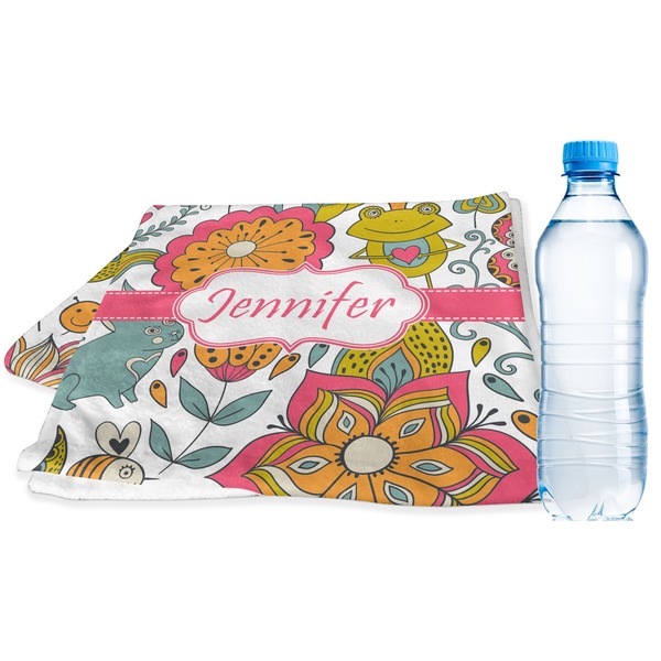 Custom Wild Garden Sports & Fitness Towel (Personalized)