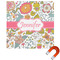 Wild Garden Square Car Magnet - 10" (Personalized)