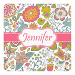 Wild Garden Square Decal - Large (Personalized)