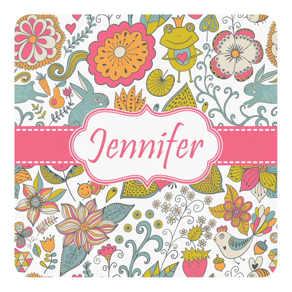 Custom Wild Garden Square Decal - Large (Personalized)