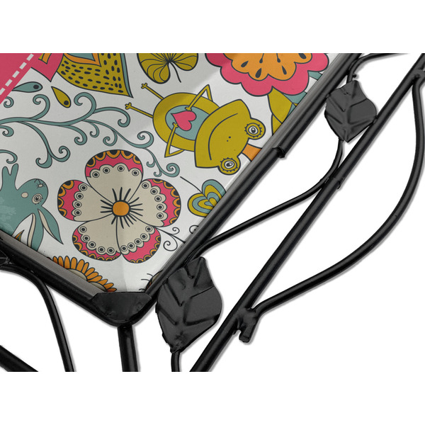 Wild Garden Square Trivet - Detail