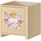 Wild Garden Square Wall Decal on Wooden Cabinet