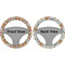 Wild Garden Steering Wheel Cover- Front and Back