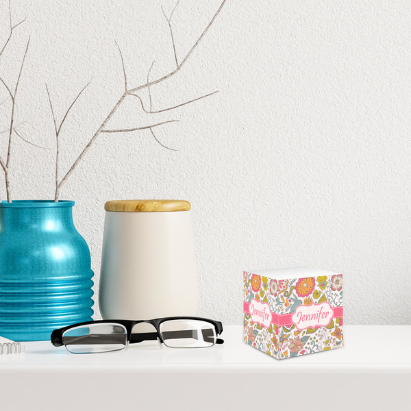Wild Garden Sticky Note Cube - LIFESTYLE