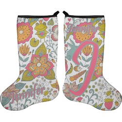 Wild Garden Holiday Stocking - Double-Sided - Neoprene (Personalized)