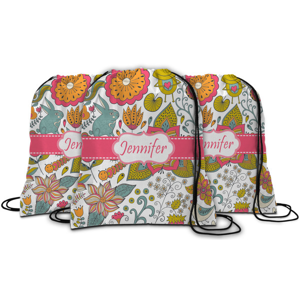 Wild Garden String Backpack - MAIN