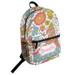 Wild Garden Student Backpack (Personalized)