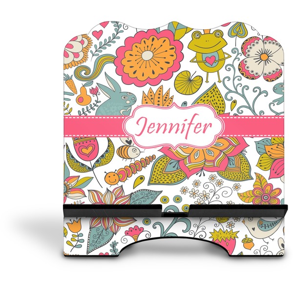Wild Garden Stylized Tablet Stand - Front without iPad