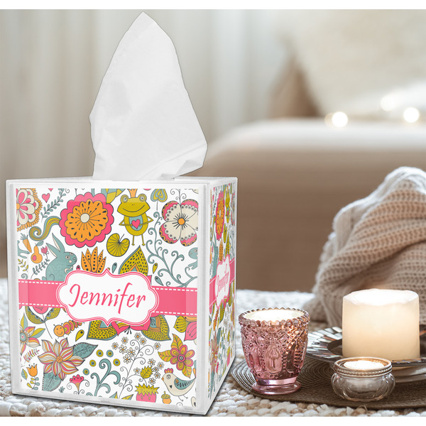 Wild Garden Tissue Box - LIFESTYLE