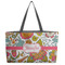 Wild Garden Beach Totes Bag - w/ Black Handles (Personalized)