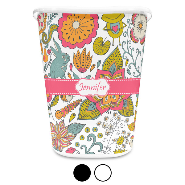 Wild Garden Custom Waste Basket