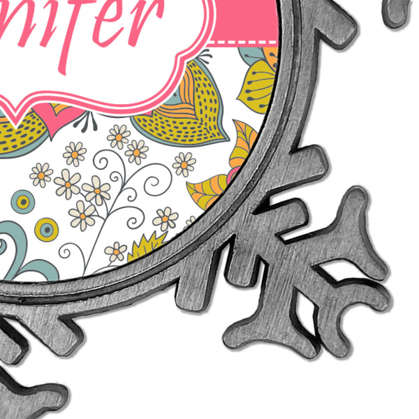 Wild Garden Vintage Snowflake - Detail