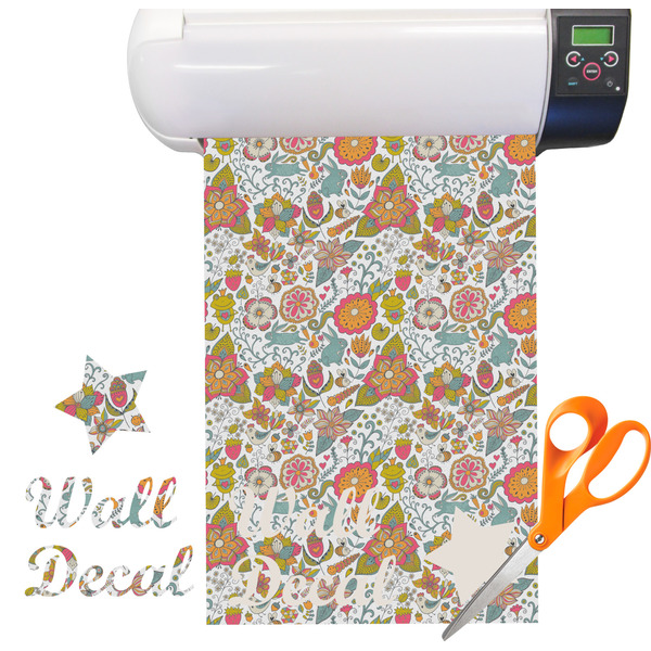 Custom Wild Garden Vinyl Sheet (Re-position-able)