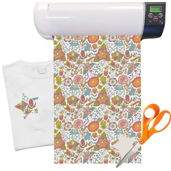 Wild Garden Heat Transfer Vinyl Sheet (12"x18")