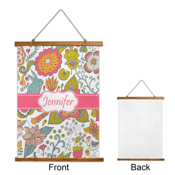 Wild Garden Wall Hanging Tapestry - Portrait - APPROVAL