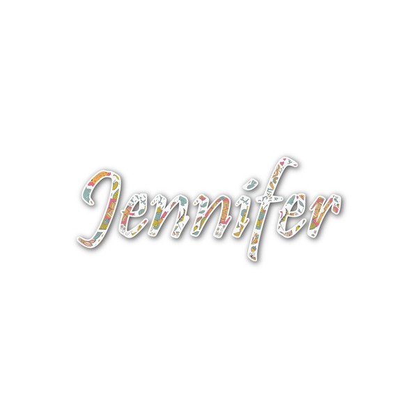 Custom Wild Garden Name/Text Decal - Custom Sizes (Personalized)