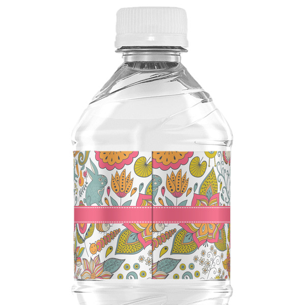 Wild Garden Water Bottle Label - Back View