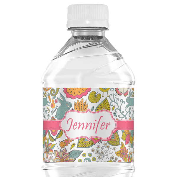 Custom Wild Garden Water Bottle Labels - Custom Sized (Personalized)