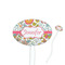 Wild Garden Oval Plastic Stir Sticks (Personalized)