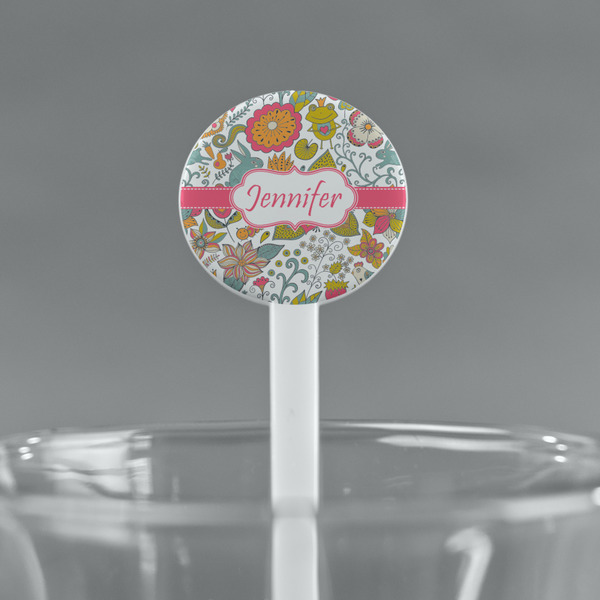 Wild Garden White Plastic 7" Stir Stick - Round - Main