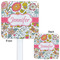 Wild Garden White Plastic Stir Stick - Double Sided - Approval