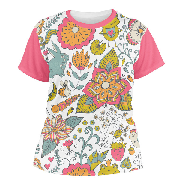 Custom Wild Garden Women's Crew T-Shirt - Medium