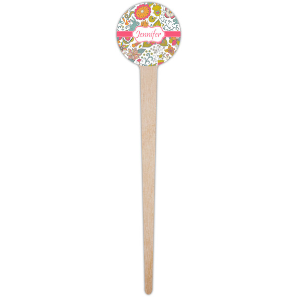 Wild Garden Wooden 4" Food Pick - Round - Single Pick