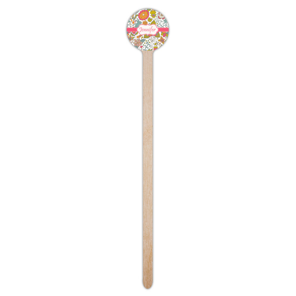 Wild Garden Wooden 7.5" Stir Stick - Round - Single Stick