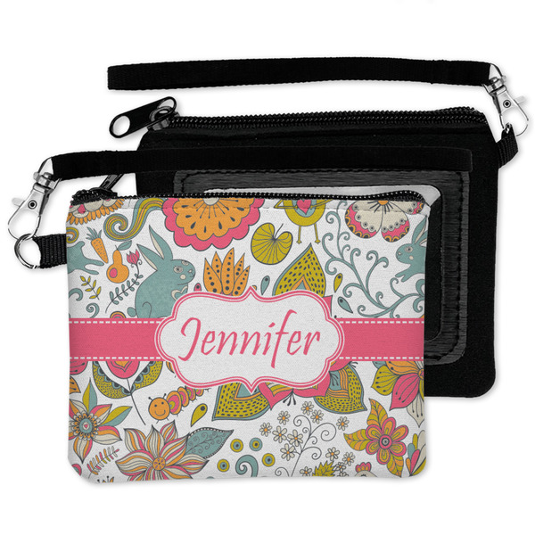 Wild Garden Wristlet ID Cases - MAIN