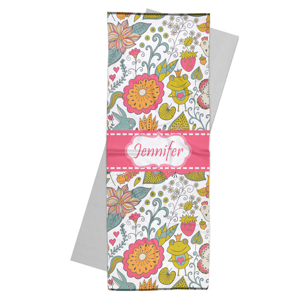 Custom Wild Garden Yoga Mat Towel (Personalized)