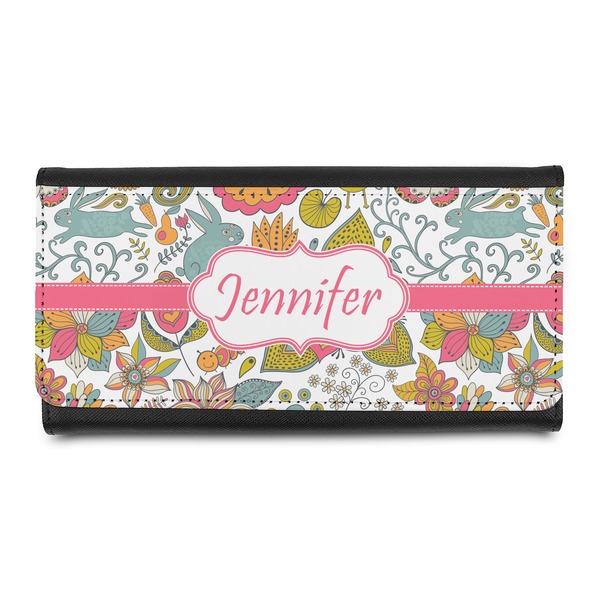 Custom Wild Garden Leatherette Ladies Wallet (Personalized)