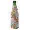 Wild Garden Zipper Bottle Cooler - ANGLE (bottle)