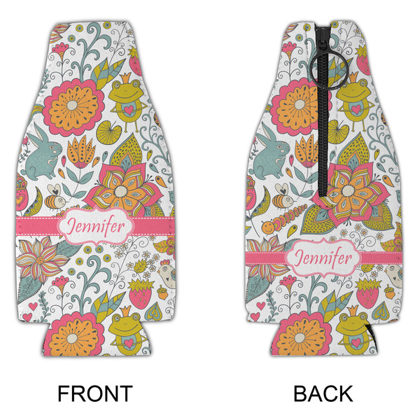 Wild Garden Zipper Bottle Cooler - APPROVAL