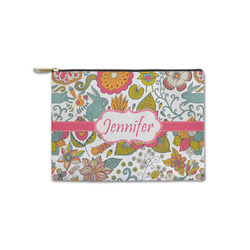Wild Garden Zipper Pouch - Small - 8.5"x6" (Personalized)