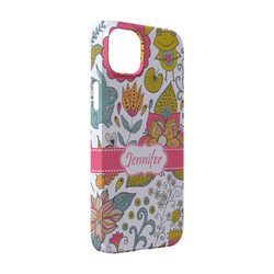 Wild Garden iPhone Case - Plastic - iPhone 14 (Personalized)